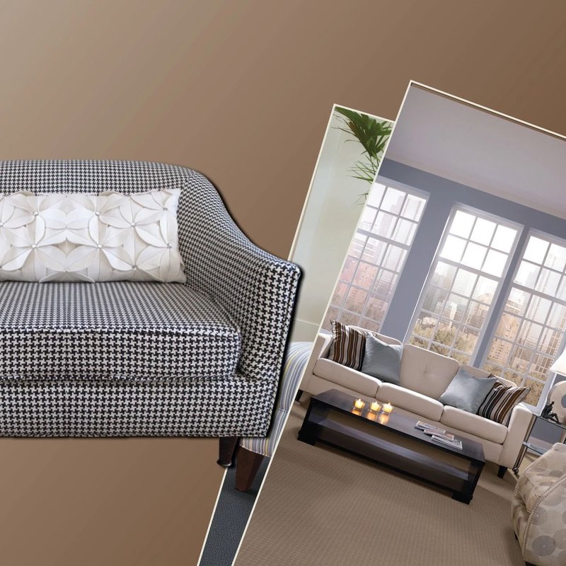 Couch and a living room from U Payless Flooring in Schumacher, ON