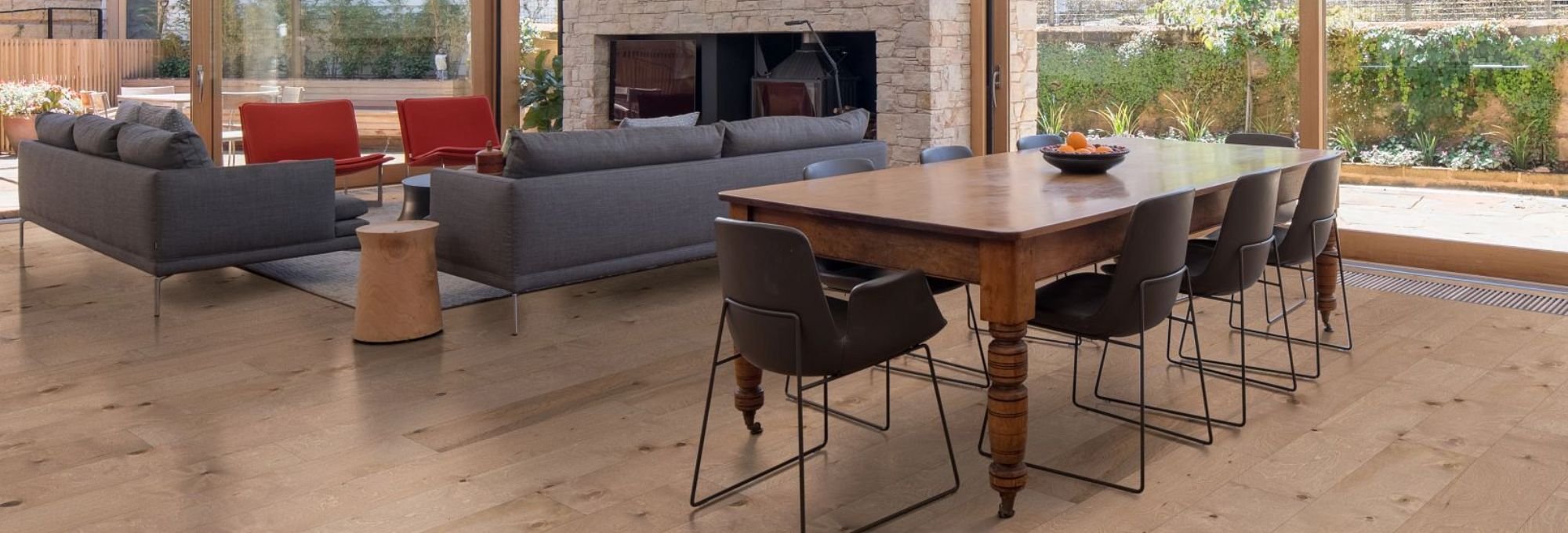 4 chairs on a table and a sofa from U Payless Flooring in Schumacher, ON